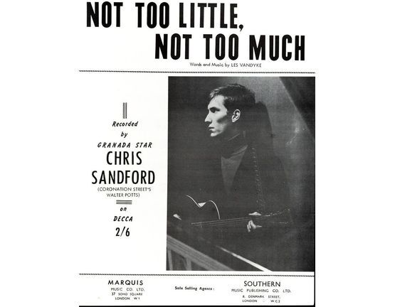 8047 | Not too little Not too much -  Chris Sandford