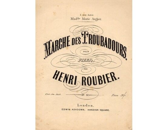 8049 | Marche Des Troubadours - Piano solo