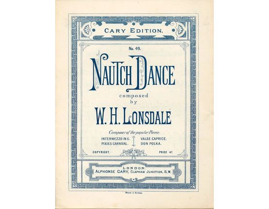 8065 | Nautch Dance - The Cary Edition No. 49 - For Piano Solo