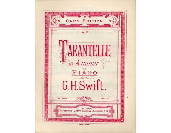 8065 | Tarantelle in A minor - Cary Edition No. 17