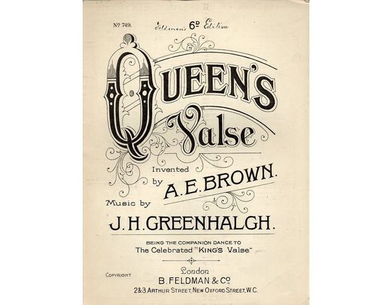 8068 | Queen's Valse - Feldmans 6d edition no. 749