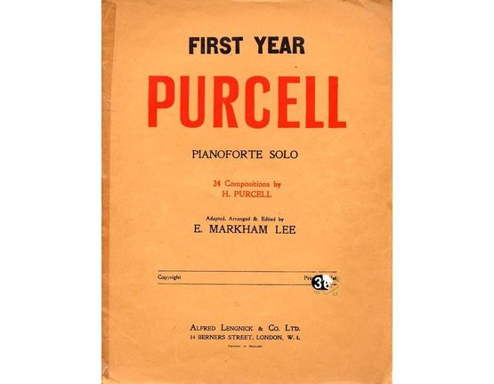 8069 | First Year Purcell - For Pianoforte Solo - 24 Compositions