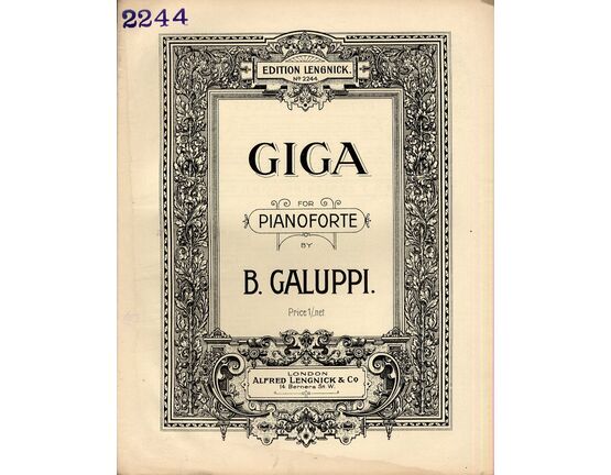 8069 | Giga - Edition Lengnick No. 2244 - for Piano
