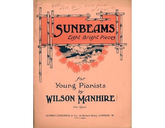8069 | Sunbeams - 8 Bright Pieces for Young Pianists