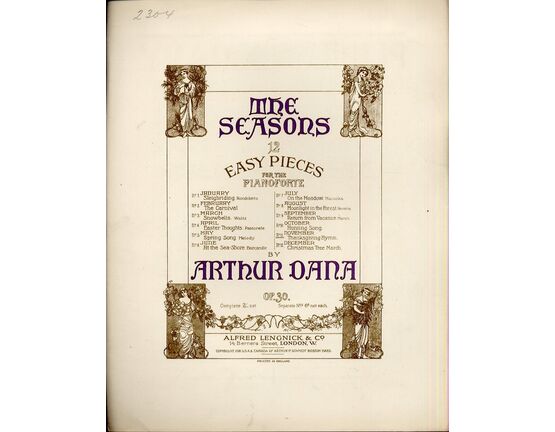 8069 | Thanksgiving Hymn  - The Seasons No. 11 (November) - Op. 30 - for Piano