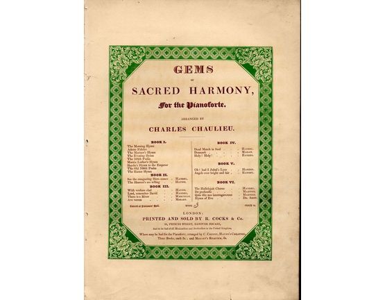 8073 | Gems of Sacred Harmony for the Pianoforte - Book 3