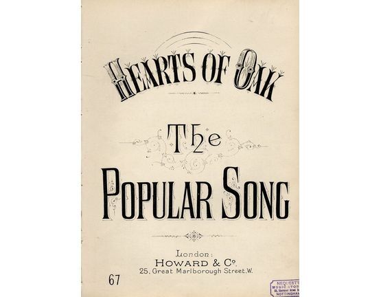 8074 | Hearts of Oak - The Popular Song - Howard and Co edition No. 67