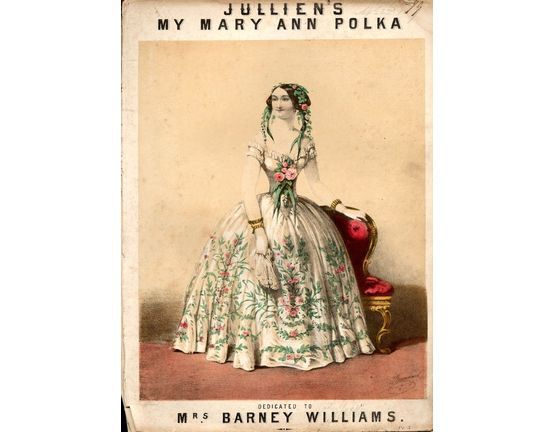 8088 | My Mary Ann Polka - Plate No. 2544 - 1st Edition - Dedicated to Mrs Barney Williams
