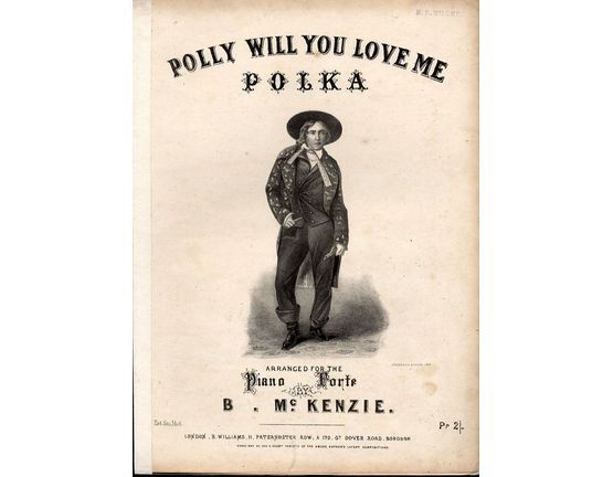 8091 | Polly Will You Love Me - Polka - Arranged for the Pianoforte