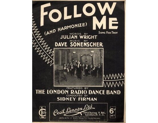 8097 | Follow Me - Song Fox Trot - Featuring the London Radia Dance Band conducted by Sidney Firman