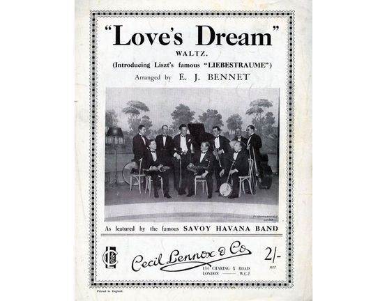 8097 | Love's Dream - Song - Waltz from 'Liebestraume' featuring the Savoy Havana Band