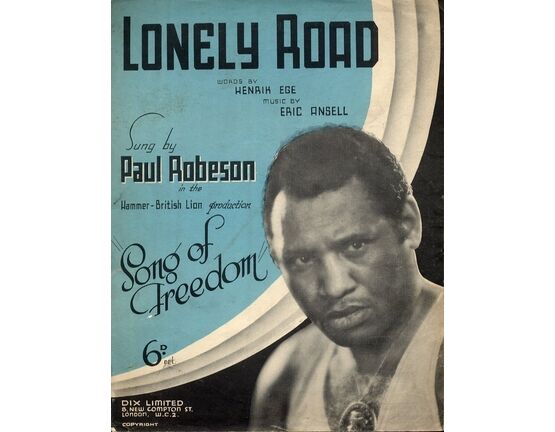 8100 | Lonely Road - From the Production "Song of Freedom" - Featuring Paul Robeson