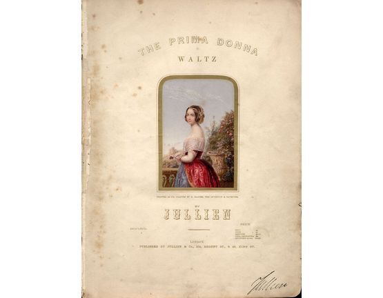 8153 | The Prima Donna - Valse for Piano with accompaniments for the Flute