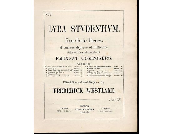 8158 | Fantasia in C - Lyra Stvdntivm Series No. 5