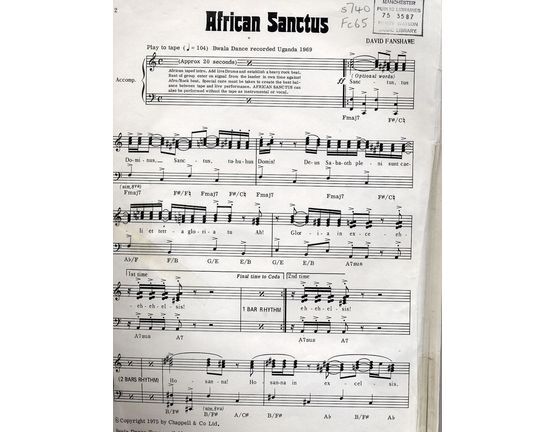 8167 | African Sanctus