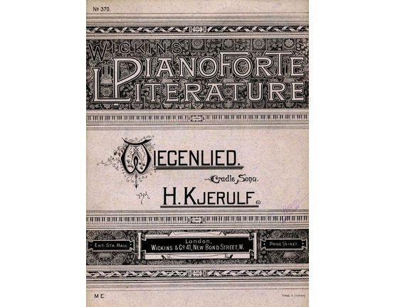 8174 | Wiegenlied - Cradle Song - Wickins Pianoforte Literature Series No. 370