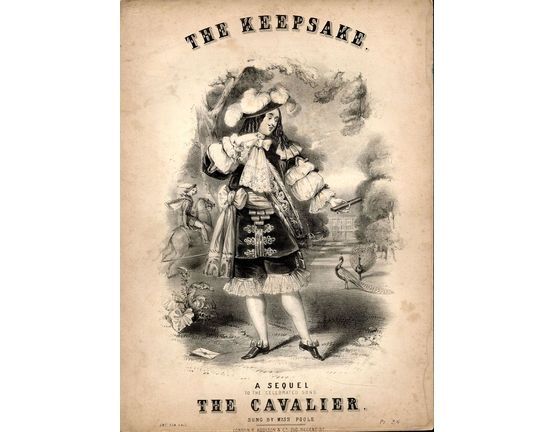 8181 | The Keepsake - A Sequel to the Celebrated Song "The Cavalier" as ung by Miss Poole - Plate No. 883