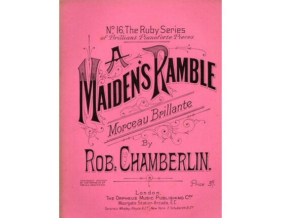 8186 | A Maiden's Ramble - No. 16 The Ruby Series