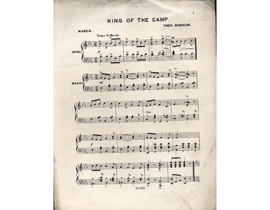 8187 | King of the Camp - March for Piano