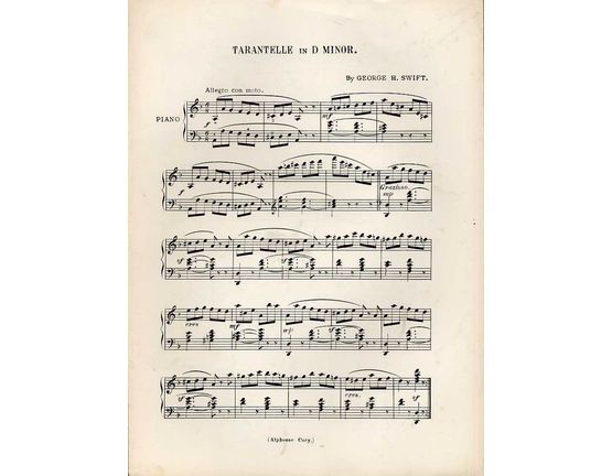 8188 | Tarantelle - In D Minor - For the Pianoforte