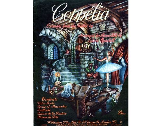 8190 | Coppelia - Excerpts from the Ballet by Delibes for Piano Solo - Paxton edition No. 15648