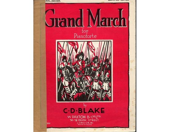 8190 | Grand March - For the Pianoforte