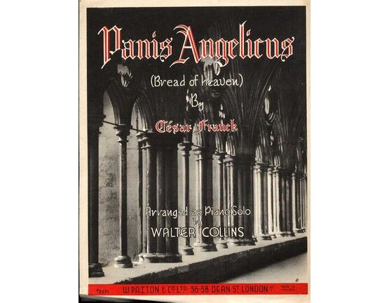 8190 | Panis Angelicus (Bread of Heaven) - Arranged for Piano Solo