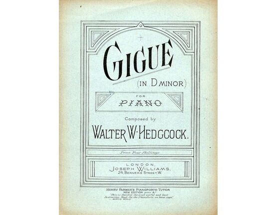 8194 | Gigue in D minor - For Piano
