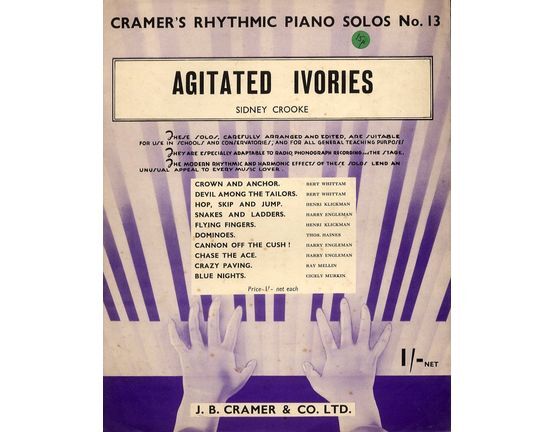 8200 | Agitated Ivories, Cramers Rhythmic piano solos No.13