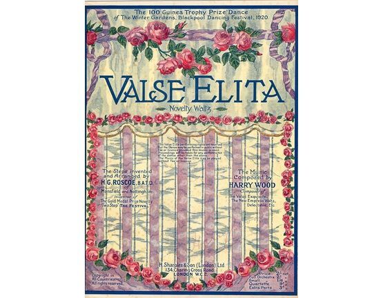 8202 | Valse Elita - Novelty Waltz - The 100 Guinea Trophy Prize Dance of The Winter Gardens, Blackpool Dancing Festival 1920