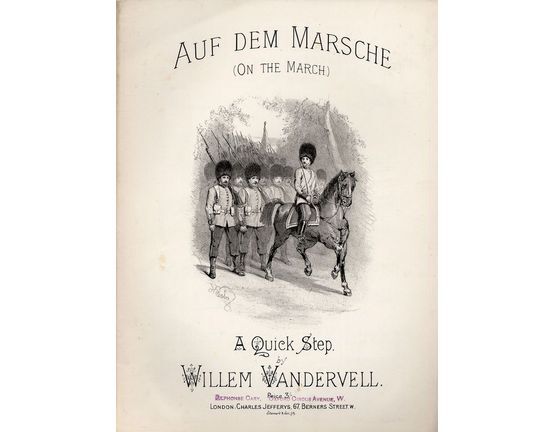 8211 | Auf Dem Marsche (On the March) - A Quick Step for Piano Solo