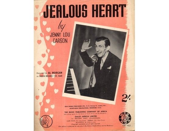8236 | Jealous Heart - Song featuring Al Morgan