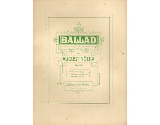 8238 | Ballad - Op. 122 - For Piano Solo