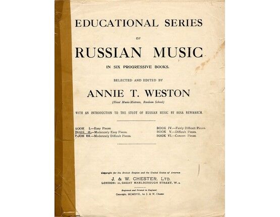 8241 | Educational Series of Russian Music in 6 progressive books - Book I - Easy Pieces