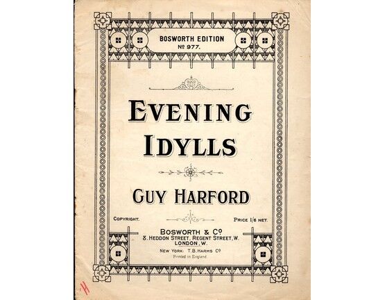 8259 | Evening Idylls - A Collection of four Piano Solos - Bosworth Edition No. 977