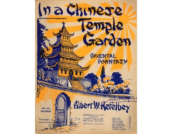 8259 | In A Chinese Temple Garden - Oriental Phantasy -  for 2 Pianos, 4 hands