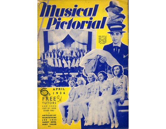8261 | Musical Pictorial - April 1936 - Featuring Eddie Cantor in "Strike Me Pink" and Ethel Merman