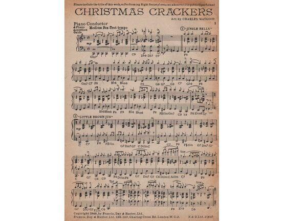 8284 | DANCE BAND:-  Christmas Crackers - (Medium Fox-Trot tempo)