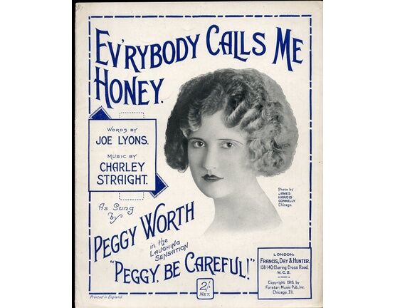 8284 | Everybody Calls me Honey - Song Featuring Peggy Worth - In the Laughing Sensation "Peggy be Careful"