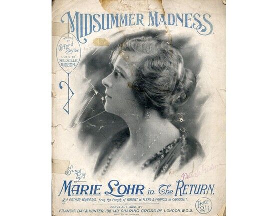 8284 | Midsummer Madness - Featuring and Sung by Marie Sohr in "The Return"