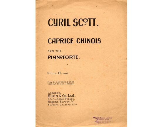 8291 | Caprice Chinois - For the Pianoforte