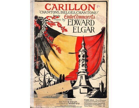 8291 | Elgar - Carillon (Chantons, Belges, Chantons!) - Op. 75