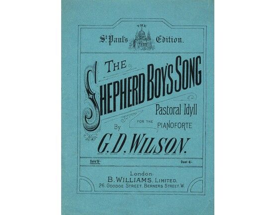 8292 | The Shepherd Boy's Song - Pastoral Idyll for the Pianoforte - The St. Pauls Edition