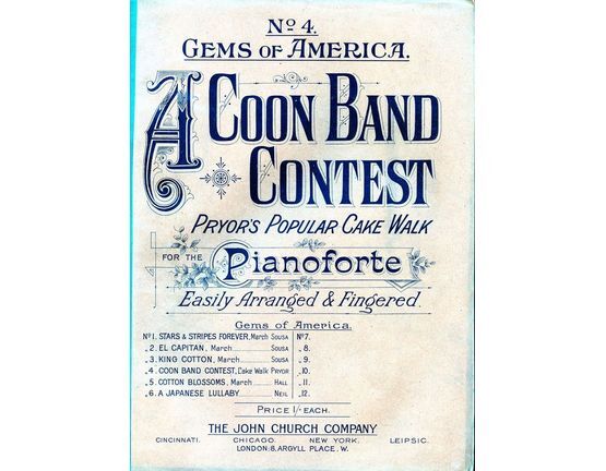 83 | A Coon Band Contest, No. 4 of Gems of America