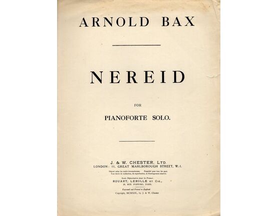 8315 | Nereid - For Pianoforte Solo
