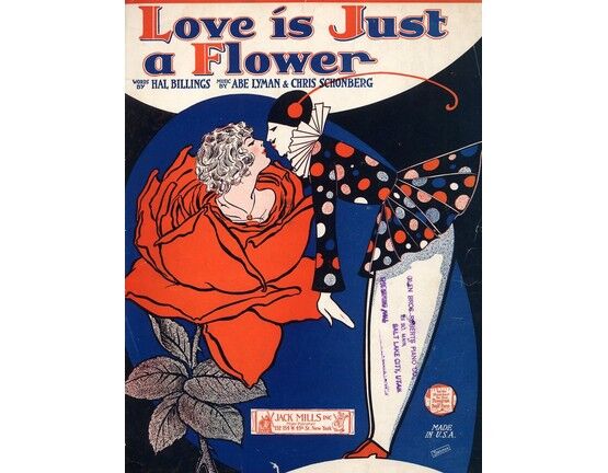 8329 | Love is Just a Flower - Song - Piano and Voice