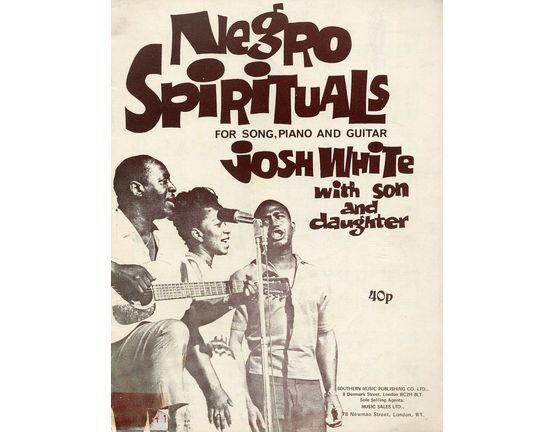 84 | Negro Spirituals - For Song, Piano and Guitar - Josh White with son and daughter