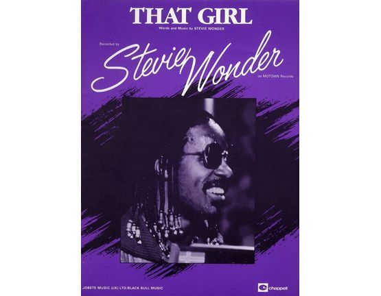 8476 | That Girl - Featuring Stevie Wonder - Song
