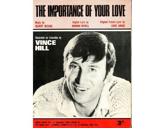 8486 | The Importance of Your Love - Featuring Vince Hill