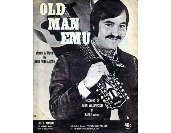 8510 | Old Man Emu - Recorded by John Williamson on Fable FB008